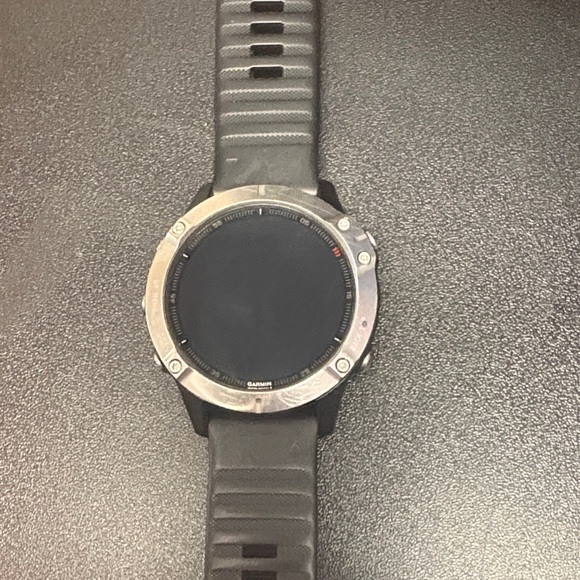Garmin Fenix 6 Black and Silver Smartwatch - Picture 1 of 4